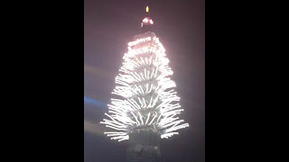 Taiwan New Years Eve 2018  Taipei 101 fireworks [upl. by Ynove]