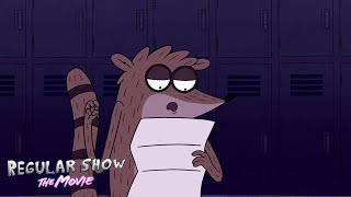 Regular Show  Rigby Reads His Rejection Letter  Regular Show The Movie [upl. by Ahsinev]