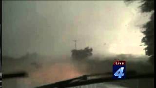 LIVE Emily Sutton Has Very Close Call with El Reno Tornado [upl. by Nadnal143]