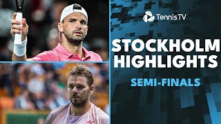 Wawrinka Takes On Paul Dimitrov Battles Griekspoor  Stockholm 2024 SemiFinals Highlights [upl. by Einoj911]