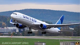 20 MINUTES GREAT TAKEOFFS amp LANDINGS  🇨🇭 Zurich Airport Plane Spotting ZRHLSZH  4K [upl. by Chucho]