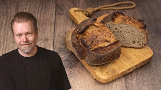 The best Jewish Sourdough Rye Bread Recipe  Foodgeek Baking [upl. by Mauchi]