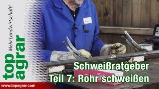 Tutorial Videoratgeber  Schweißen mit Christoph  Teil 7 INaht am Rundrohr [upl. by Adyan]