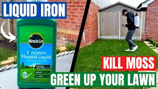 How to KILL MOSS and GREEN UP Your Lawn [upl. by Vincenty]