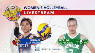 NCAA Season 99  Letran vs Benilde Women’s Volleyball  LIVESTREAM  Replay [upl. by Stephine]