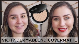 Dermablend Covermatte de Vichy  Reseña y Prueba de Uso  OneThousandLooks [upl. by Phillips560]