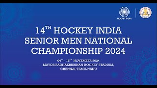 14th HOCKEY INDIA SENIOR MEN NATIONAL CHAMPIONSHIP 2024 MAYOR RADHAKRISHNAN HOCKEY STADIUMCHENNAI [upl. by Dupuy]