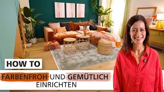 Farbenfroh und gemütlich einrichten  How to  INTERIYEAH [upl. by Austin186]