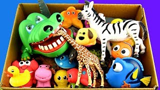 Learn Wild Zoo Animal Names For Kids  Animal Toys For Kids [upl. by Weide]