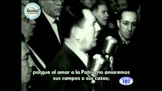 Discurso de Perón el 17 de octubre de 1945  HD [upl. by Oecam66]