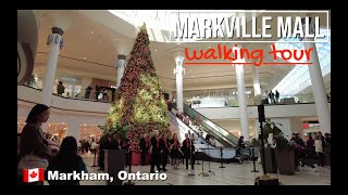 🎄 MARKVILLE MALL walking tour  Markham Ontario Canada 4K 🇨🇦 [upl. by Una]