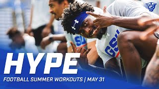 HYPE Georgia State Summer Workouts  May 31 2023  Football [upl. by Ydoow]