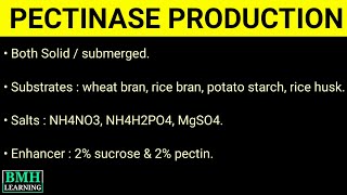 Production Of Pectinase  Industrial amp Microbial Production Of Pectinase [upl. by Chrissy]