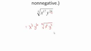 Simplifying Radical Expressions [upl. by Ahsenaj]