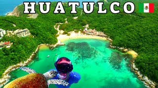 Huatulco un lugar maravilloso en Oaxaca México con hermosas y encantadoras bahías y playas [upl. by Nilyahs]