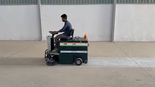 Battery Powered Sweeper  Compact Industrial Sweeper  Ride On Sweeper [upl. by Landon]