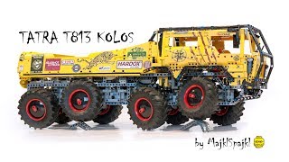 TATRA T813 Kolos 8x8  LEGO Technic MOC [upl. by Mairym]