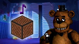 Five Nights At Freddys 4 I Got No Time  Minecraft Note Block Cover The Living Tombstone Song [upl. by Stanfield]