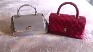 Tusting Mini Holly vs Chanel Coco Handle Mini  Review  What fits [upl. by Selemas180]