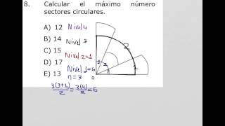 Como calcular el número de sectores circulares conteo de figuras [upl. by Nydia]