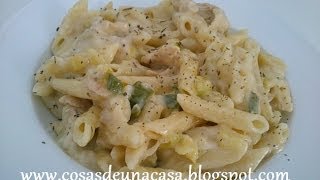 Pasta con Pollo y Salsa Béchamel [upl. by Abner]