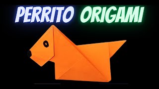 Perro origami fácil 😉 Perro de papel paso a paso [upl. by Martsen909]