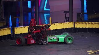 UpperCut vs Ribbot  Battlebots World Championship 2020 Round Of 16  Bots Fan [upl. by Rouvin]