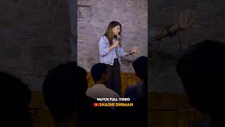 Watch full video and share if you like it comedyshorts indianstandup standupcomedy crowdwork [upl. by Gweneth]