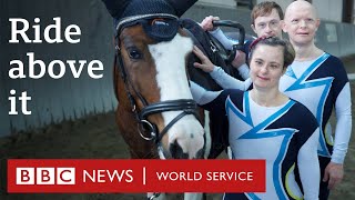 The showstopping world of disabled equestrian vaulting  BBC 100 Women BBC World Service [upl. by Kenney]