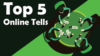 Poker Tells Online – 5 Obvious Bluff Moves ♠️ [upl. by Wellesley330]