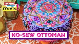 Easy NoSew Ottoman [upl. by Latham11]