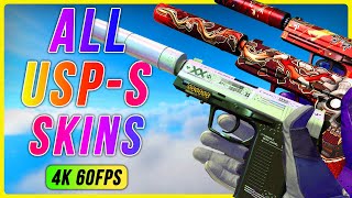 ALL USPS Skins with Prices CSGO  USP Skins Showcase 4K 60FPS [upl. by Diego]