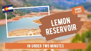 Lemon Reservoir  Colorado  Drone Footage [upl. by Bigford780]