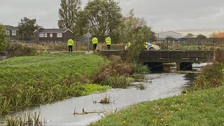 Search after teenagers found unwell near the River Freshney [upl. by Enymzaj579]