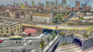 One of America’s largest HO scale model train layouts  The Chelten Hills Model Railroad Club [upl. by Baniaz31]