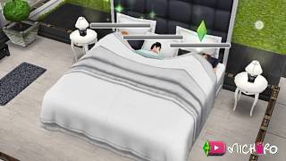 Sims Freeplay 🌸 Cómo Dormir Infante con los padres en la misma cama 😍 [upl. by Libby]