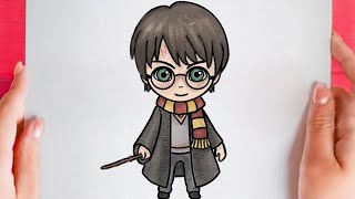 How to draw harry potter easy step by step [upl. by Siramad]