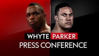 PRESS CONFERENCE DILLIAN WHYTE VS JOSEPH PARKER 👊 [upl. by Heisel323]