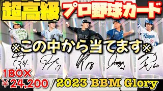 【スター集結】最高級プロ野球カード 2023 BBM Gloryを開封して神引きします [upl. by Ahsaei328]