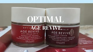 Optimal Age Revive Day amp Night Cream  Antiaging How To Use Review [upl. by Syverson]