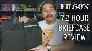 Filson 24 Hour Tin Briefcase Review [upl. by Dyrrej]