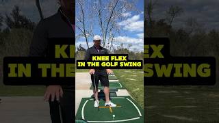 How the knees flex and work in the golf swing 🏌️‍♂️ [upl. by Ahsekyw148]