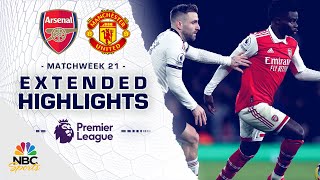 Arsenal v Manchester United  PREMIER LEAGUE HIGHLIGHTS  1222023  NBC Sports [upl. by Maltzman227]