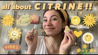 all about CITRINE   properties amp benefits [upl. by Ramburt]