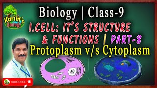 Class  9  Biology  Cell Its Structure and Functions  Part  8  Protoplasm vs Cytoplasm [upl. by Intyre]