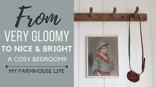 Lets Fix this Gloomy Farmhouse Bedroom  The Corner in the Dormer [upl. by Sualohcin471]