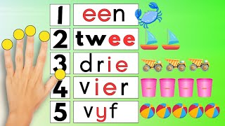 Hoe om van 1  10 te tel  Afrikaanse Kinder Video  LEESPROGRAM 1240 [upl. by Nohsyt275]