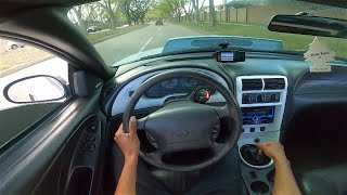 Straight Piped Supercharged 2004 Mustang GT POV RAW SOUND [upl. by Alil]