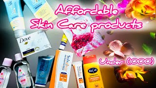 Skin Care Products for Dry amp Oily Skin Skin Care for teenagers Under 1k Vlogs With Ayesha [upl. by Oderfliw]