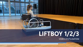 Vidéo d’utilisation – Liftboy 123 – Lehner Lifttechnik FR [upl. by Ellerrehs701]